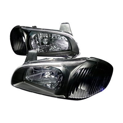 2000 - 2003 Nissan Maxima Crystal Headlights - Black