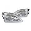 1994 - 1998 Ford Mustang Euro Style Headlights - Chrome