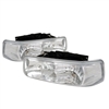 2001 - 2002 Chevy Silverado 3500 Crystal Headlights - Chrome