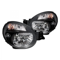 2002 - 2003 Subaru WRX / STI Crystal Headlights - Black