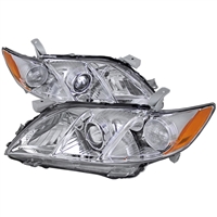 2007 - 2009 Toyota Camry Projector Headlights - Chrome