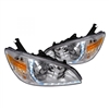 2004 - 2005 Honda Civic 2Dr / 4Dr Projector DRL Headlights - Chrome