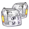 2007 - 2014 GMC Yukon / Yukon XL Projector Light Bar DRL Headlights - Chrome