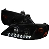 2005 - 2010 Pontiac G6 2Dr / 4Dr Projector DRL Headlights - Black/Smoke
