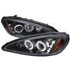 1999 - 2005 Pontiac Grand AM Projector LED Halo Headlights - Black