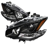 2009 - 2014 Nissan Maxima Projector Headlights - Black
