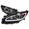 2010 - 2013 Mazda3 Projector DRL Headlights - Black