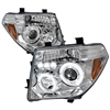 2005 - 2007 Nissan Pathfinder Projector LED Halo Headlights - Chrome