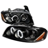 2004 - 2006 Nissan Sentra Projector LED Halo Headlights - Black