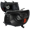 2005 - 2011 Toyota Tacoma Projector Headlights - Black
