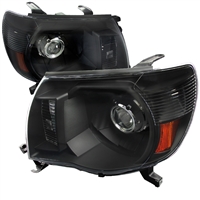 2005 - 2011 Toyota Tacoma Projector Headlights - Black