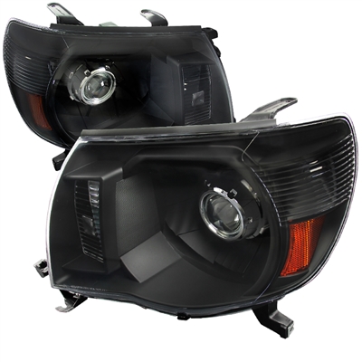 2005 - 2011 Toyota Tacoma Projector Headlights - Black