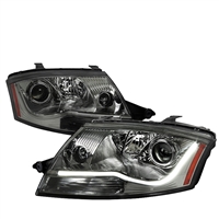 1999 - 2006 Audi TT Projector Light Bar DRL Headlights - Smoke