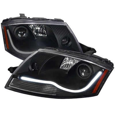 1999 - 2006 Audi TT Projector Light Bar DRL Headlights - Black