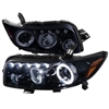 2008 - 2010 Scion xB Projector LED Halo Headlights - Black/Smoke