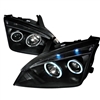 2005 - 2007 Ford Focus Projector CCFL Halo Headlights - Black