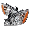 2004 - 2006 Mitsubishi Lancer Projector CCFL Halo Headlights - Chrome