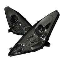 2000 - 2005 Toyota Celica Projector Headlights - Black/Smoke