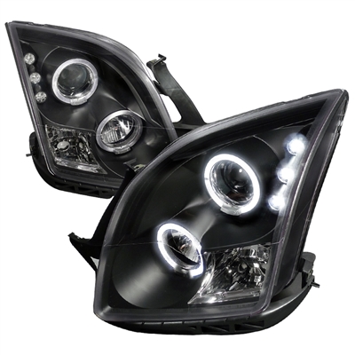 2006 - 2009 Ford Fusion Projector LED Halo Headlights - Black