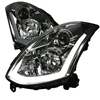 2003 - 2007 Infiniti G35 Coupe Projector Switchback Light Bar DRL Headlights - Smoke