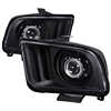 2005 - 2009 Ford Mustang Projector Headlights - Black