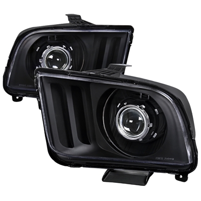 2005 - 2009 Ford Mustang Projector Headlights - Black