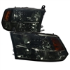 2019 - 2024 Dodge Ram 1500 Classic Euro Style Headlights - Smoke