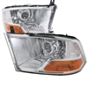 2019 - 2014 Dodge Ram 1500 Classic Projector Headlights - Chrome
