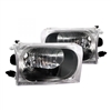 1999 - 2004 Ford F-550 Crystal Headlights - Black