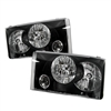 1999 - 2004 Ford F-350 Projector Headlights - Black