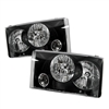 1999 - 2004 Ford F-450 Projector Headlights - Black