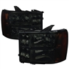 2007 - 2014 GMC Sierra 3500HD Crystal Headlights - Smoke
