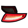 2005 - 2008 Porsche 997 LED Light Bar Tail Lights - Red/Smoke