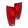 2002 - 2006 Chevy Avalanche LED Tail Lights - Red