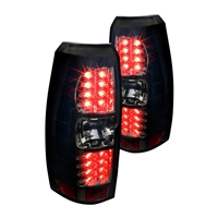 2007 - 2013 Chevy Avalanche LED Tail Lights - Smoke