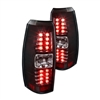2007 - 2013 Chevy Avalanche LED Tail Lights - Black