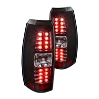 2007 - 2013 Chevy Avalanche LED Tail Lights - Black