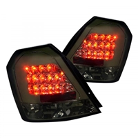 2004 - 2008 Chevy Aveo HB LED Tail Lights - Smoke