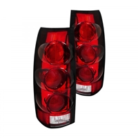 1988 - 1998 Chevy C/K Series Euro Style Tail Lights - Red/Clear