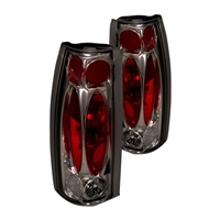 1988 - 1998 Chevy C/K Series Euro Style Tail Lights - Smoke