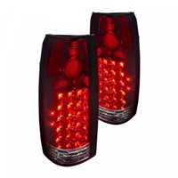 1988 - 1998 Chevy C/K Series LED Tail Lights - Red