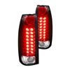 1988 - 1998 GMC C/K Series LED Tail Lights - Red