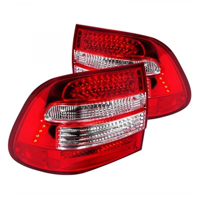 2003 - 2007 Porsche Cayenne LED Tail Lights - Red