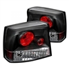 2006 - 2008 Dodge Charger Euro Style Tail Lights - Black