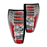 2004 - 2012 GMC Canyon LED Tail Lights - Chrome