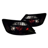 2006 - 2011 Honda Civic 2Dr Euro Style Tail Lights - Black/Smoke