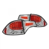 2006 - 2011 Honda Civic 4Dr LED Tail Lights - Chrome