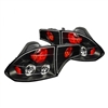 2006 - 2011 Honda Civic 4Dr Euro Style Tail Lights - Black