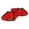 2006 - 2011 Honda Civic 4Dr LED Tail Lights - Red