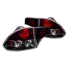 2006 - 2011 Honda Civic 4Dr Euro Style Tail Lights - Black/Red